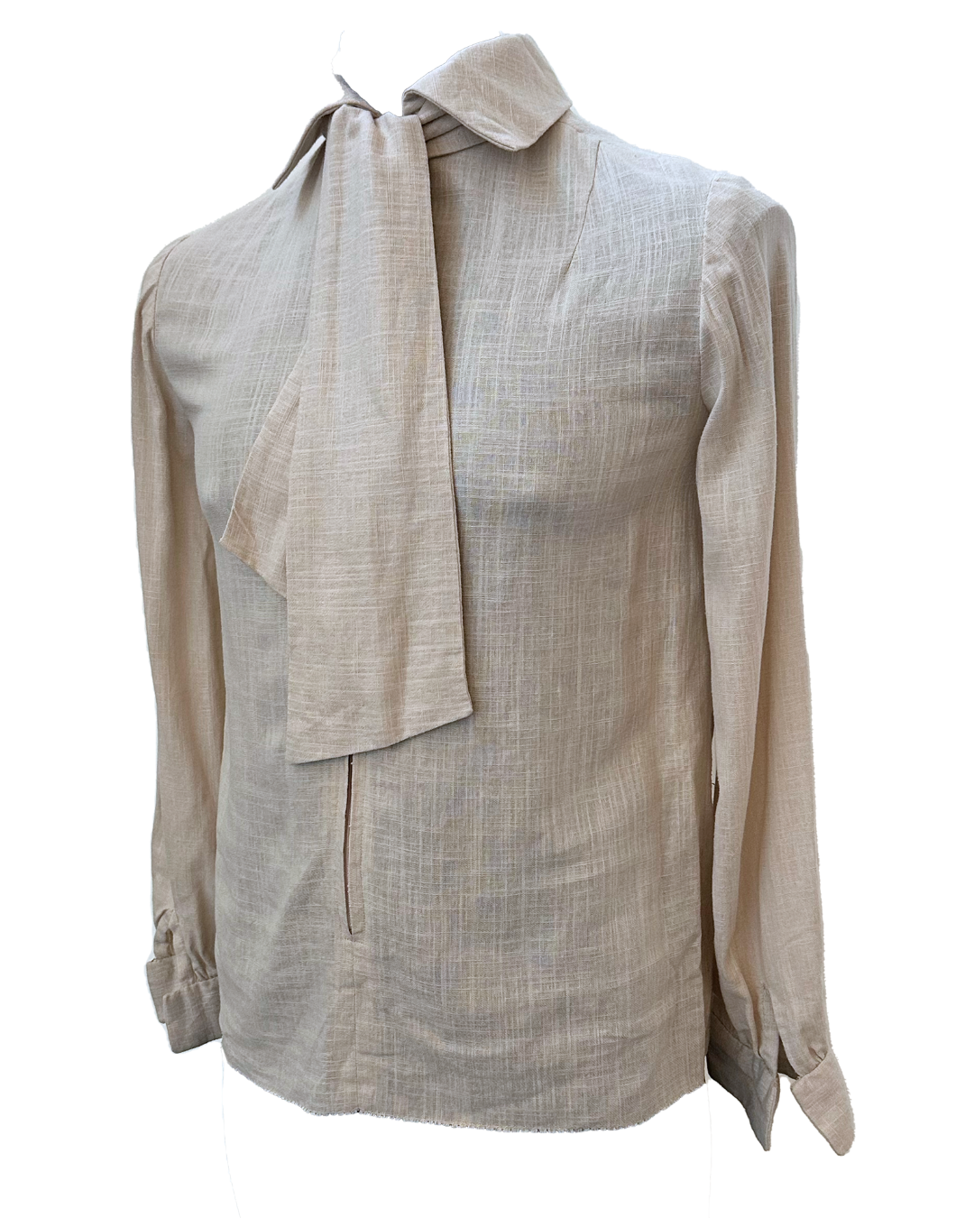 Dusty Tie Neck Shirt