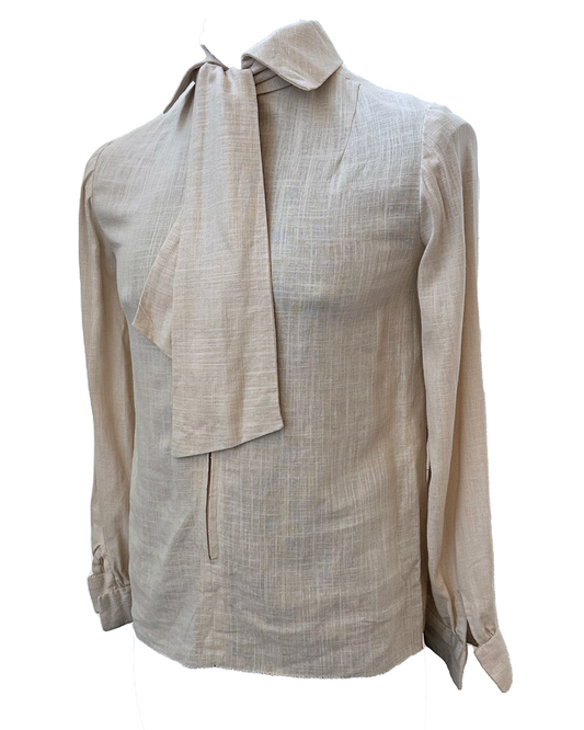 Dusty Tie Neck Shirt